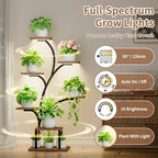 Plant Stand with Grow Lights 7 Tiered