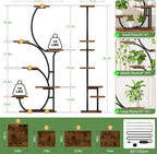 Plant Stand with Grow Lights 7 Tiered 57
