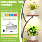 Plant Stand with Grow Lights 8tiered 63