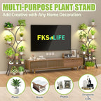 Plant Stand with Grow Lights 8tiered 63