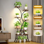 Plant Stand with Grow Lights 8tiered 63