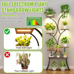 Plant Stand with Grow Lights 8tiered 63