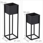 Plant Stands Metal Sizes with Frame for Living (Set of 2)