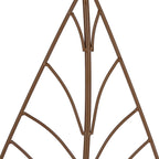 Plant Support Garden Stakes with Leaf Design (Set of 2)