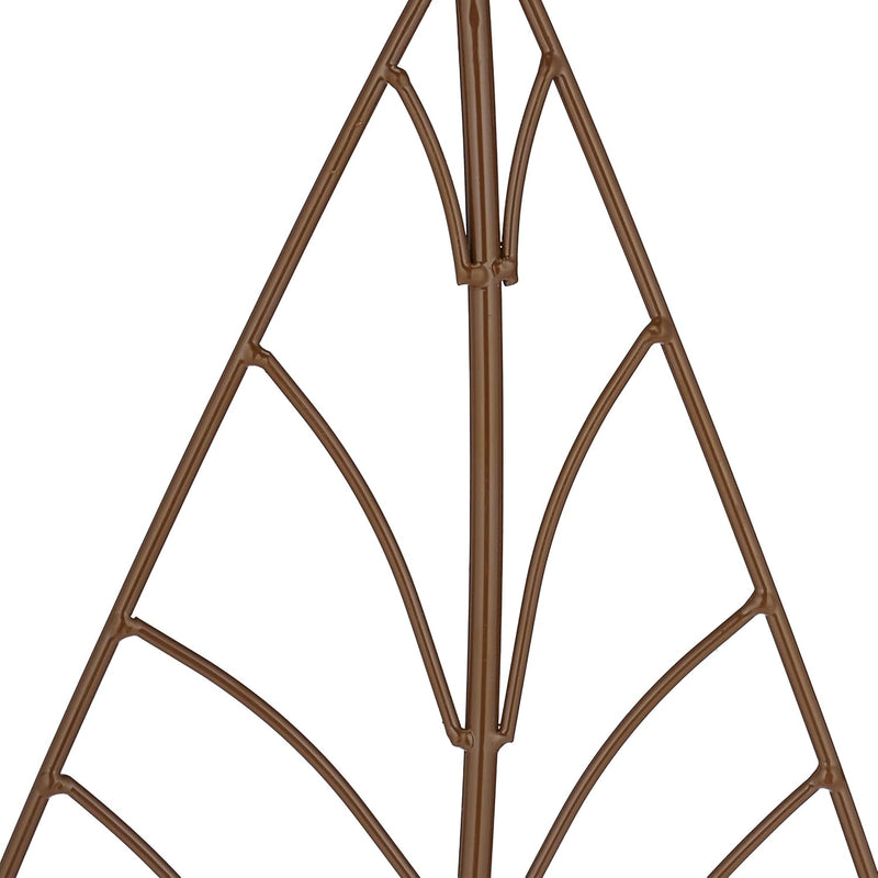 Plant Support Garden Stakes with Leaf Design (Set of 2)