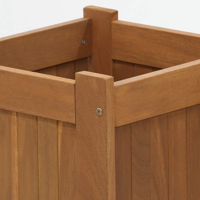 Planter Box in Teak Oil Wood Natural 182.12