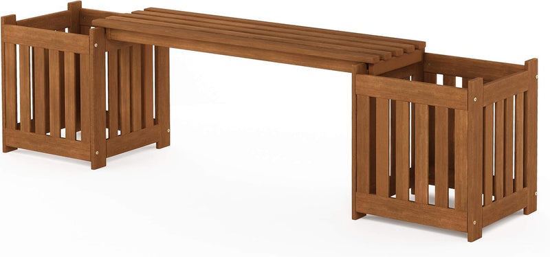 Planter Box in Teak Oil Wood Natural 182.12