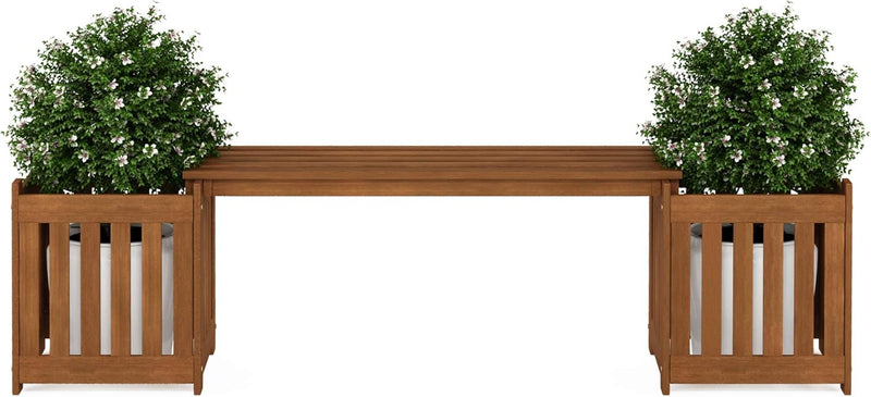 Planter Box in Teak Oil Wood Natural 182.12