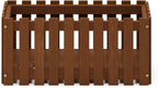Planter Box in Teak Oil Wood Natural 182.12