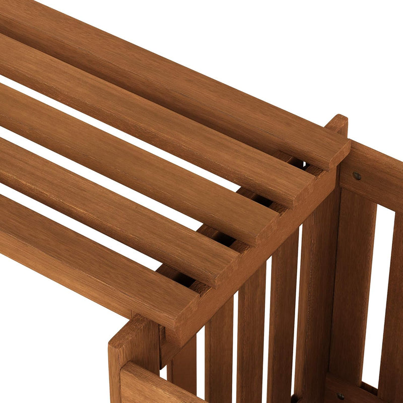 Planter Box in Teak Oil Wood Natural 182.12