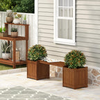 Planter Box in Teak Oil Wood Natural 182.12
