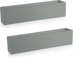 Planter Reinforced Stone Window Box Narrow Trough