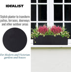 Planter Reinforced Stone Window Box Narrow Trough