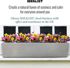 Planter Reinforced Stone Window Box Narrow Trough