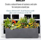 Planter Reinforced Stone Window Box Narrow Trough