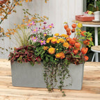 Planter Reinforced Stone Window Box Narrow Trough