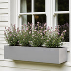 Planter Reinforced Stone Window Box Narrow Trough