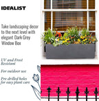 Planter Reinforced Stone Window Box Narrow Trough