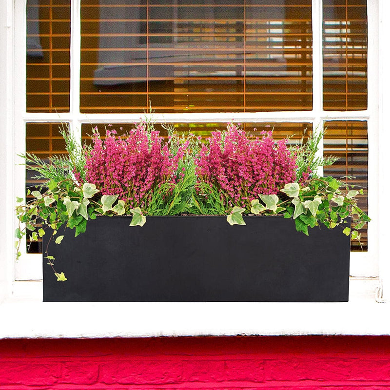 Plant Pots Window Box Planter Reinforced Stone (1 Pack)