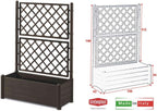 Planter with Trellis 100 X 43 142CM
