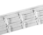 Plastic Curtain Hooks for Door Window Header Tape (100 Pack)