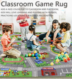 Play Mat Non-Slip Kids Rug City Town