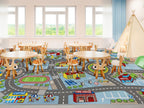Play Mat Non-Slip Kids Rug City Town