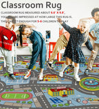 Play Mat Non-Slip Kids Rug City Town