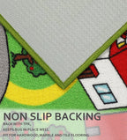 Play Mat Non-Slip Kids Rug City Town
