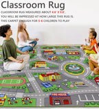 Play Mat Non-Slip Kids Rug City Town