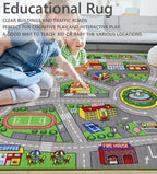 Play Mat Non-Slip Kids Rug City Town