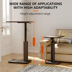Pneumatic Lift Overbed Table with Casters 67- 20KG