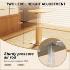 Pneumatic Lift Overbed Table with Casters 67- 20KG