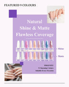 Poly Nail Gel Kit 15ML 9 Colours Extension