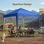 Pop Up Canopy Portable Waterproof Gazebo with Carry