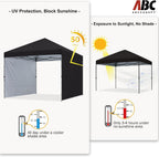Pop-Up Garden Gazebo with Side Panels Accessories