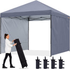Pop-Up Garden Gazebo with Side Panels Accessories