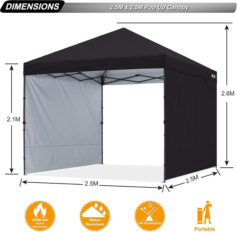 Pop-Up Garden Gazebo with Side Panels Accessories