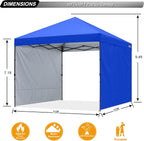 Pop-Up Garden Gazebo with Side Panels Accessories