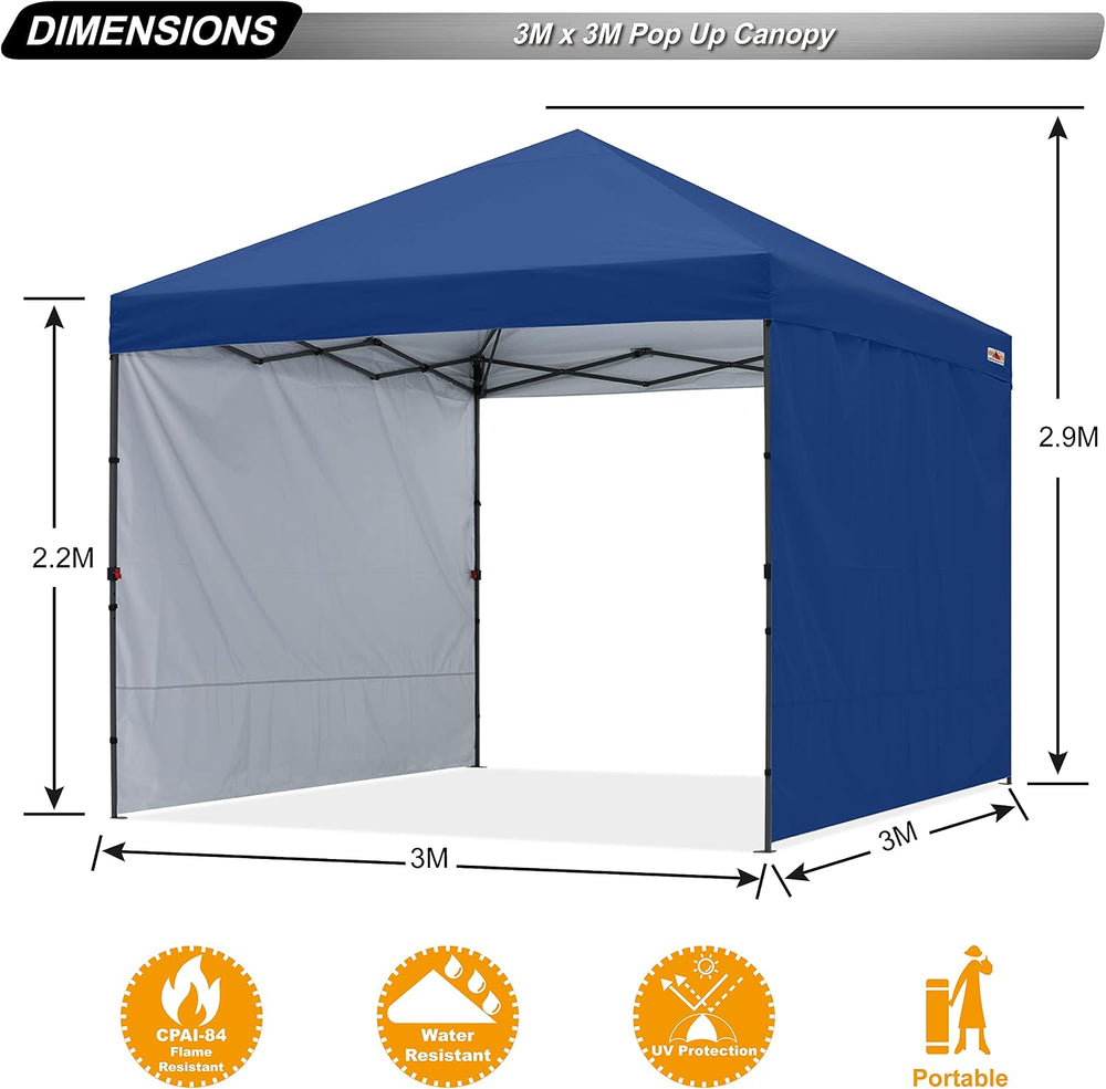Pop-Up Garden Gazebo with Side Panels Accessories