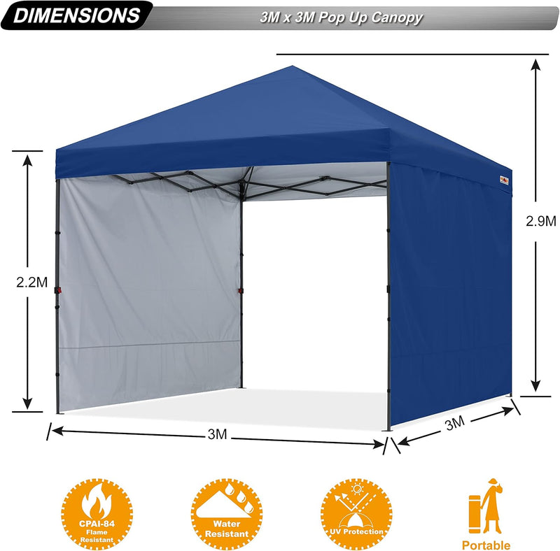 Pop-Up Garden Gazebo with Side Panels Accessories