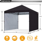 Pop-Up Garden Gazebo with Side Panels Accessories