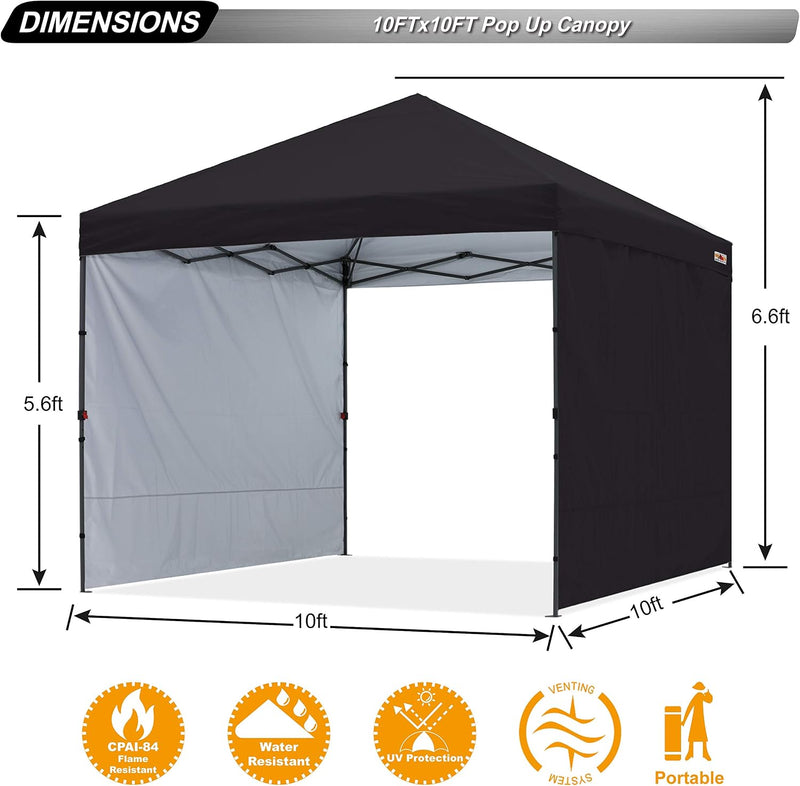 Pop-Up Garden Gazebo with Side Panels Accessories