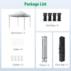 Pop Up Gazebo 3m X Instant Setup Portable