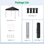 Pop Up Gazebo 3m X Instant Setup Portable