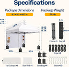 Pop Up Gazebo 3x3m Canopy Tent