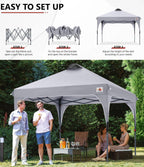 Pop-Up Gazebo Commercial with Accessories Pack