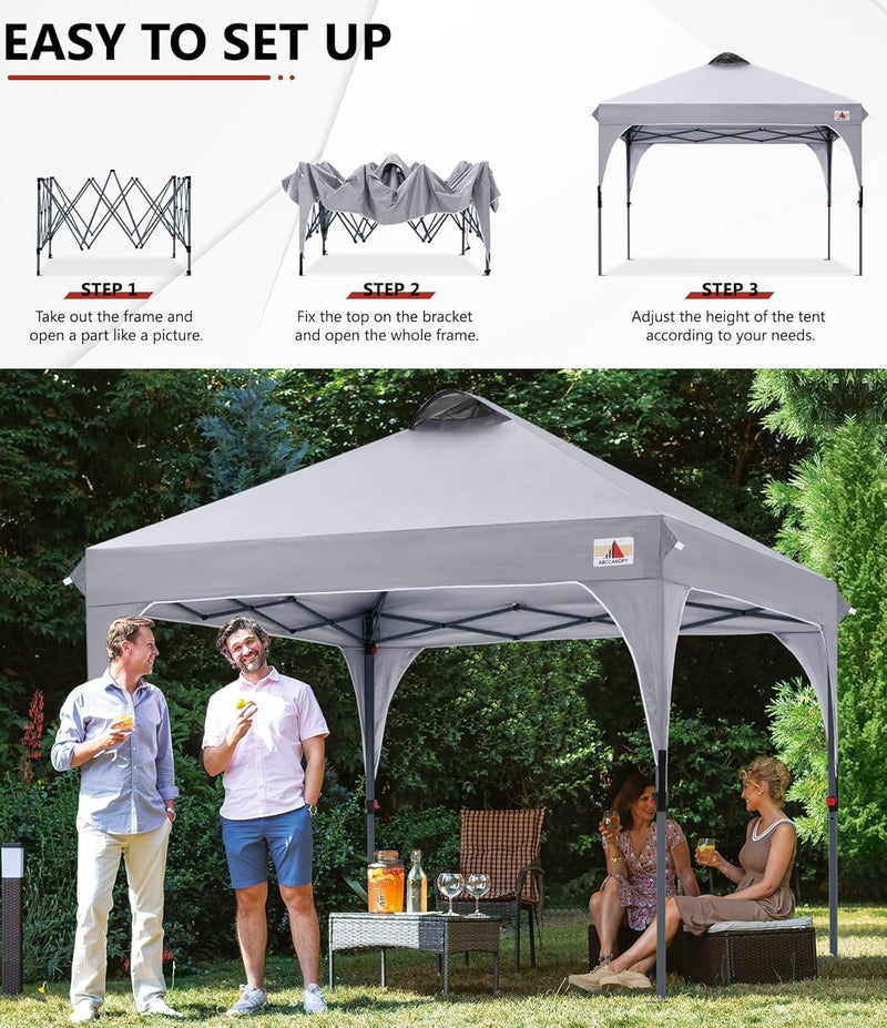 Pop-Up Gazebo Commercial with Accessories Pack