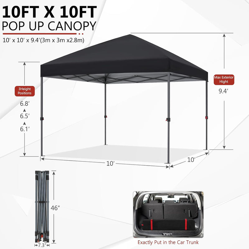 Pop Up Gazebo Commercial with Upgraded Roller