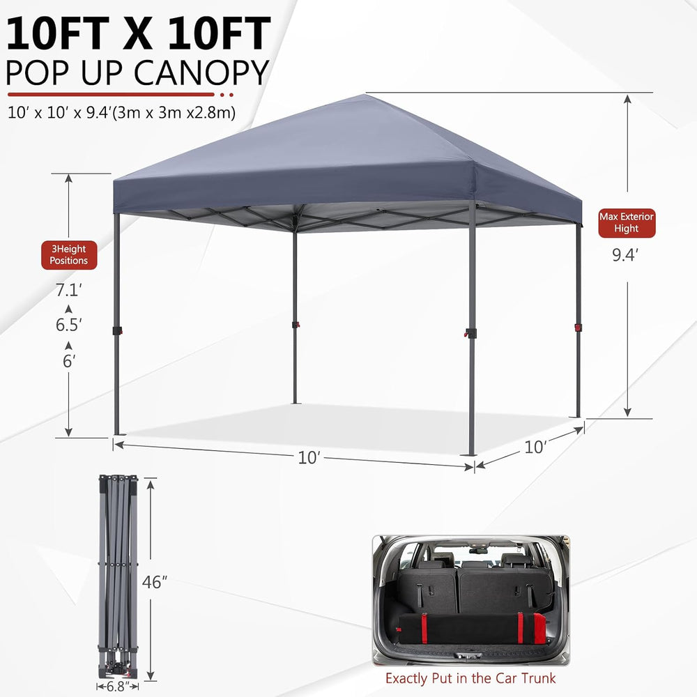 Pop Up Gazebo Commercial with Upgraded Roller